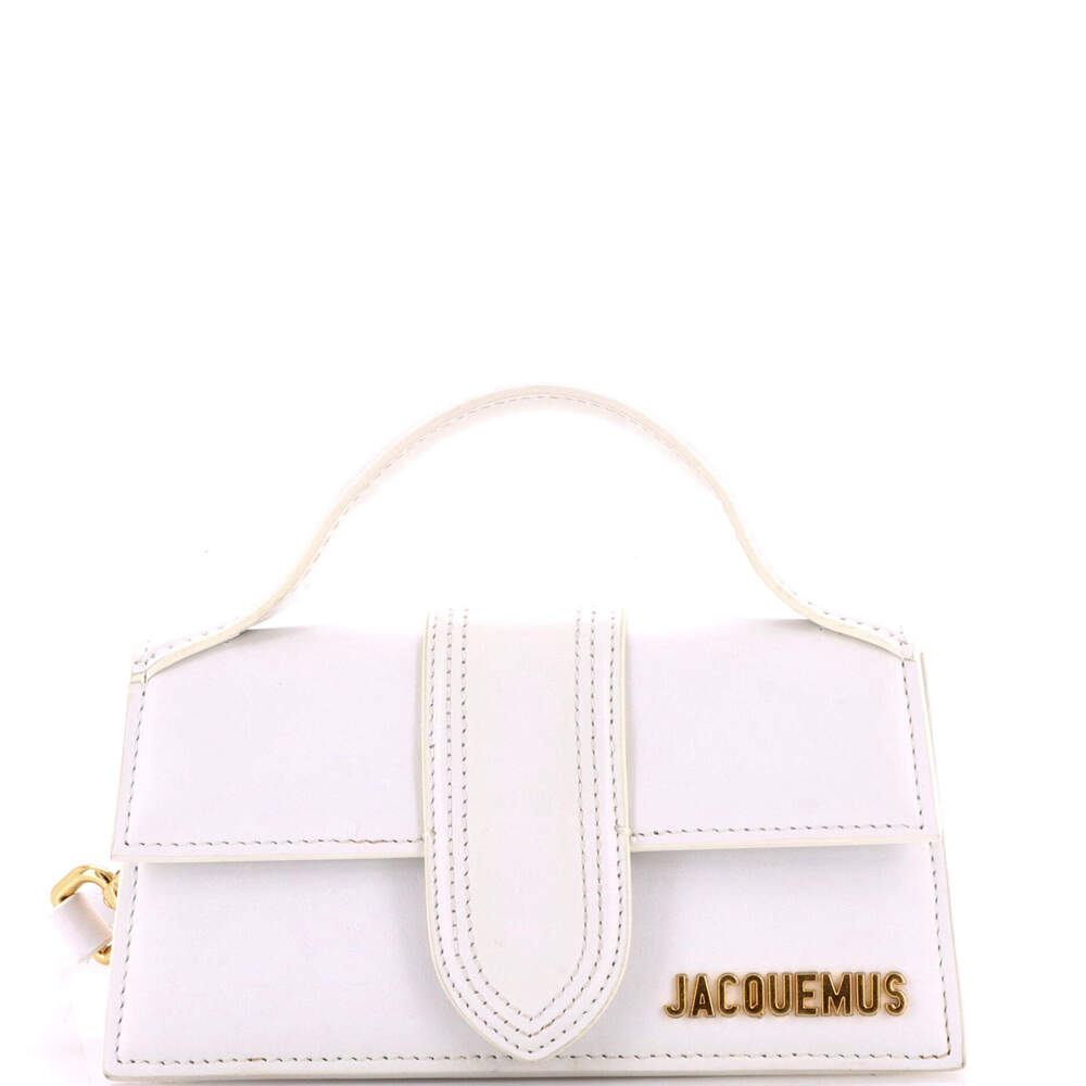 Jacquemus Le Bambino Top Handle Flap Bag Leather